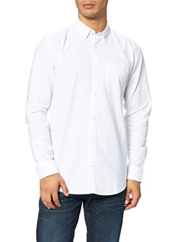 ONLY & SONS Herren Langarm Hemd ONSNeil Oxford Freizeit Business Männerhemd 22019669 White L von ONLY & SONS