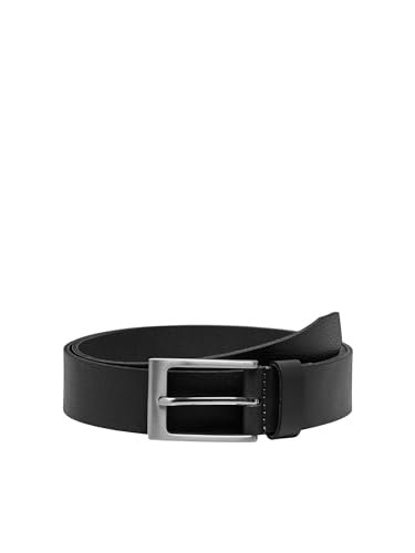 ONLY & SONS Herren Onsbrad Medium Leather Noos Belt, Schwarz, 95 EU von ONLY & SONS