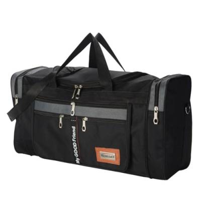 Shoze Sporttasche für Damen und Herren, wasserdicht, groß, 40 l, faltbar, Training, Sport, mit Schultergurt, Reisetasche, für Fitnessstudio, Reisen, Schwimmen, Schwarz , Sporttasche von OSRDFV