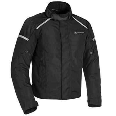 Oxford Herren Spartan Lange Motorradjacke, Schwarz, M von Oxford