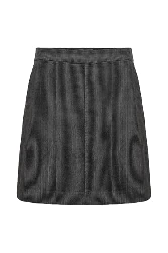 Part Two Damen Women's Mini High-Waisted Pockets Corduroy Fabric Elastic Waist Skirt, Magnet, 36 von PART TWO