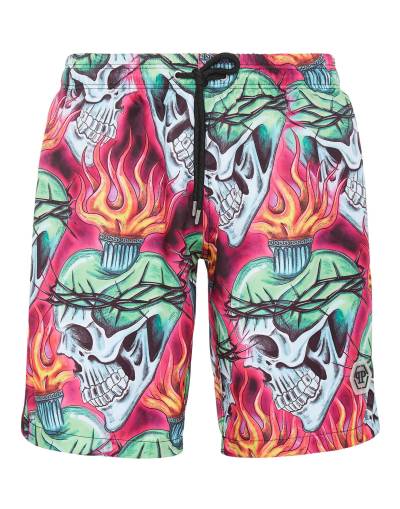 PHILIPP PLEIN Strandhose Herren Schwarz von PHILIPP PLEIN