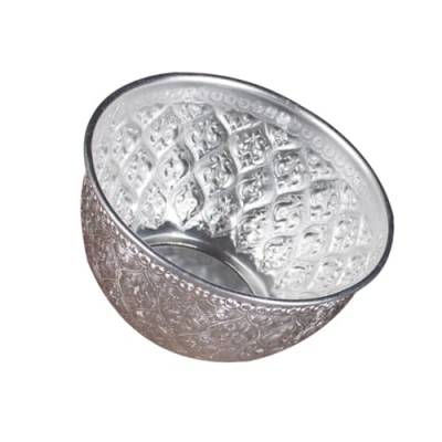 POPETPOP Ätherische Öle 2 STK Geschnitzte Schale Wasserschale Aus Aluminium Schale Für Thailändische Schüssel Vintage Schale Aus Aluminium Teelicht Zinn-Aluminium-Legierung Lebensmittel von POPETPOP