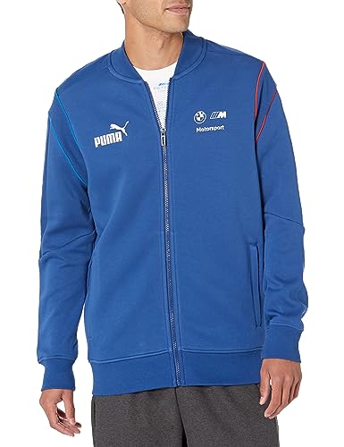 PUMA Herren BMW M Motorsport T7 durchgehendem Reißverschluss Jacke, Pro Blue-m Farbe, XL von PUMA