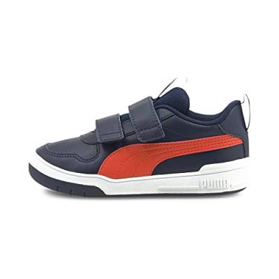 PUMA Jungen Unisex Kinder Multiflex Sl V Leichtathletik-Schuh, Peacoat Grenadine, 19 EU von PUMA