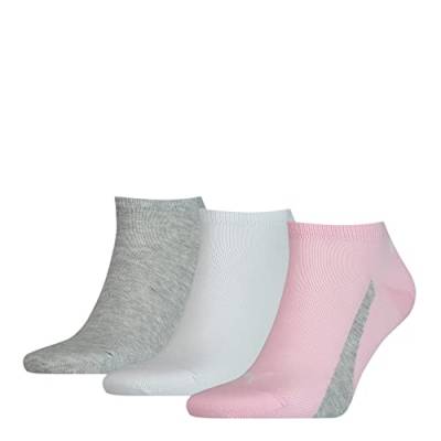 Puma Unisex Sneaker Socken, Rosa, 39/42 (3er Pack) von PUMA