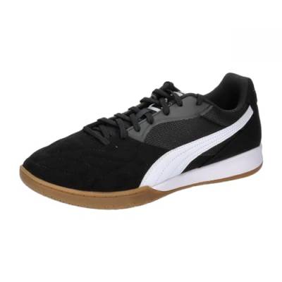 PUMA Unisex King Top It Fußballschuhe, Puma Black Puma White Puma Gold, 40 EU von PUMA