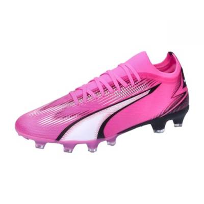 PUMA Unisex Ultra Match Fg/Ag Fußballschuhe, Poison Pink Puma White Puma Black, 43 EU von PUMA