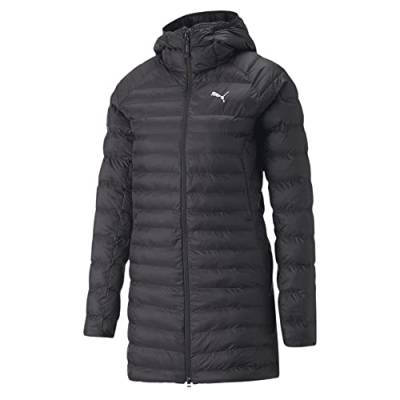 Puma Damen Kurzmantel Winterjacke Steppjacke PackLITE Jacket, Farbe:Schwarz, Artikel:-01 puma black, Größe:M von PUMA