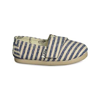 Paez Jungen Unisex Kinder Surfy Lurex Espadrilles, Silber, 22 EU von Paez