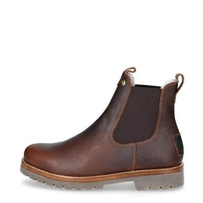 Panama Jack Herren Chelsea Boots Burton Igloo, Männer Stiefeletten,Lammfell,Ohne Verschluss,kurzstiefel,Kastanienbraun,46 EU / 12 UK von Panama Jack