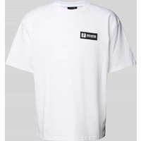 Pegador T-Shirt mit Label-Patch Modell 'ANTIGUA' in Weiss, Größe M von Pegador