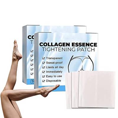 Collagen Essence Tightening Patch, Skinnier Anticellulite & Tightening Thigh Patch,Contouring Shaping Firming Body Patch,Lazy Thigh Shaping Sticker, Instantly Firming Thigh Patch (20 Pcs) von Pelinuar