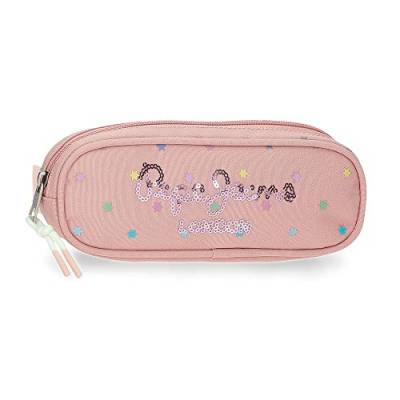 Pepe Jeans Carina Rosa Federmäppchen 22x7x3 cm Polyester von Pepe Jeans