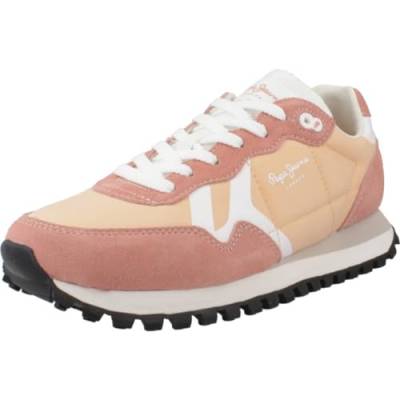 Pepe Jeans Damen Brit-On Print W Sneaker, Orange (Peach Orange), 6 von Pepe Jeans