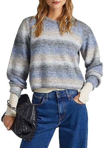 Pepe Jeans Damen Edith Pullover Sweater, Multicolour (Multi), XS von Pepe Jeans