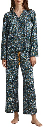 Pepe Jeans Damen FLORAL PJ Pajama Set, Blue (Navy), S von Pepe Jeans