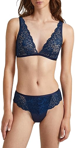 Pepe Jeans Damen LACE C Bra, Blue (Navy), M von Pepe Jeans