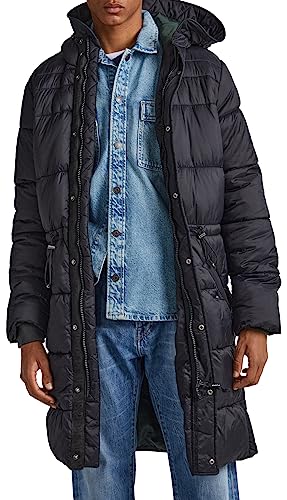 Pepe Jeans Herren Blai Puffer Parka, Black (Black), XL von Pepe Jeans