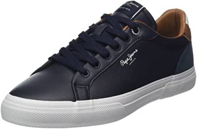 Pepe Jeans Herren Kenton Court M Sneaker, Blue (Navy), 42 EU von Pepe Jeans