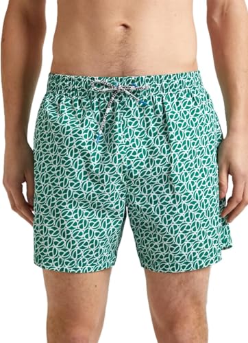 Pepe Jeans Herren P Print Badeshorts, Grün (Grün), M von Pepe Jeans