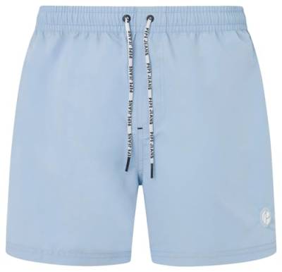 Pepe Jeans Herren Rubber Sh Badeshorts, Blau (Sky Blue), XL von Pepe Jeans