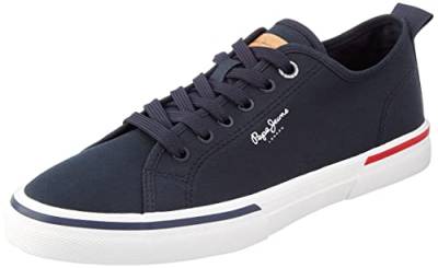 Pepe Jeans London Herren Kenton Smart M Sneaker, Blue (Navy), 42 EU von Pepe Jeans