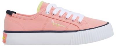 Pepe Jeans Mädchen Ottis Basic G Sneaker, Orange (Pastel Orange), 3 von Pepe Jeans