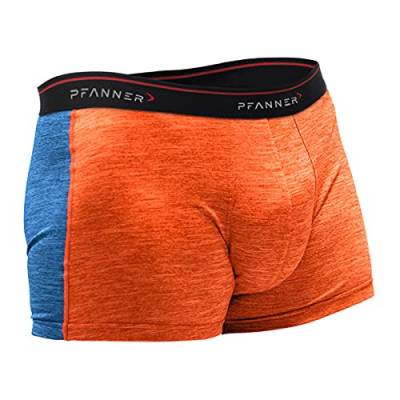 Pfanner Skin-Dry Funktions Shorts Gummiband geschlossen 101472, Farbe:orange, Größe:M von Pfanner