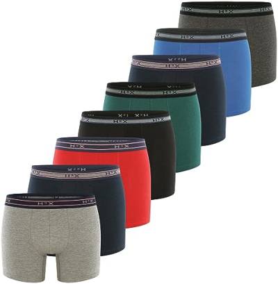 Premium Boxershorts Set 2er 8er 16er Pack Herren Set Männer Unterwäsche Unterhosen Men Retroshorts Boxer Baumwolle Trunks Jersey von Phil & Co. Berlin