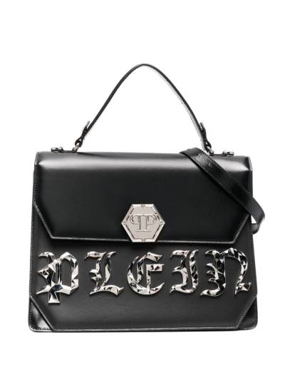 Philipp Plein Big Gothic Plein Schultertasche - Schwarz von Philipp Plein