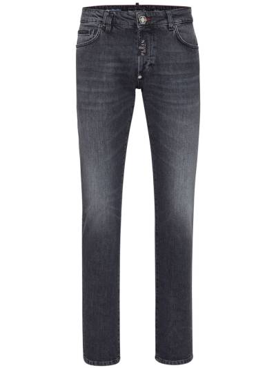 Philipp Plein Halbhohe Skinny-Jeans - Grau von Philipp Plein