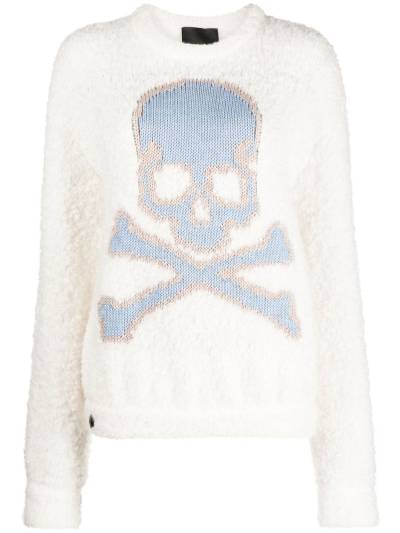 Philipp Plein Skull Bones Pullover - Nude von Philipp Plein