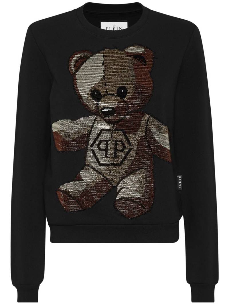 Philipp Plein Sweatshirt mit Teddy - Schwarz von Philipp Plein