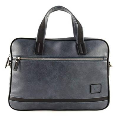 Picard, Männer Laptoptasche, in der Farbe Jeans-Blau, mit Lederoptik, 39cm, mit Zwei Henkel, 24631U505Y von Picard