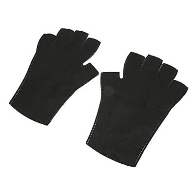 Anti-UV-, Gel-Nagellampe, UV-Schutz-Handschuh, Maniküre-Handschuh, Fingerlos mit Aufkleberband, Professionelle Schutzhandschuhe für die Maniküre, Fingerlose Fingerlose von Pongnas