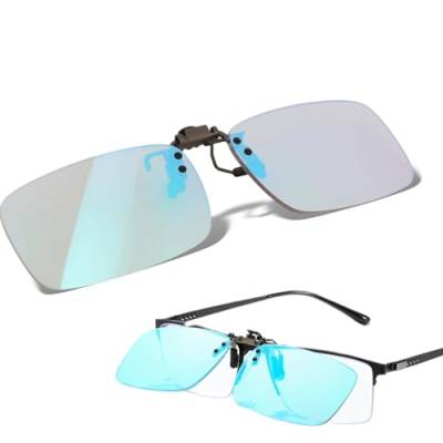 Farbenblinde Brille für Männer, Verbesserung der Farbauflösung Korrekturbrille Lebendige Bilder Modischer Look Enchroma-Brille für Farbenblinde und Kurzsichtige von Pongnas
