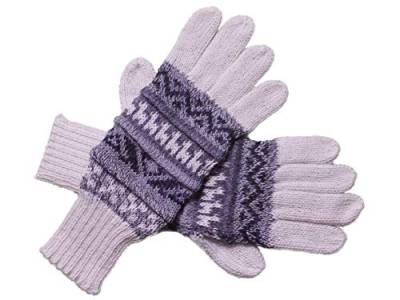 Posh Gear Alpaka Handschuhe Guantilissi Fingerhandschuhe Damen Herren aus 100% Alpakawolle, weiß, Größe S von Posh Gear