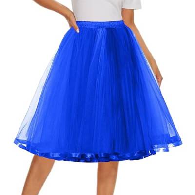 Regenbogen Rock Damen Tüll, Tutu Tüllrock Petticoat Damenrock Tutu Regenbog-Rock Mädchen Karneval Kostüm Tanzkleid Damen Tütü Ballettkleidung von Prevently