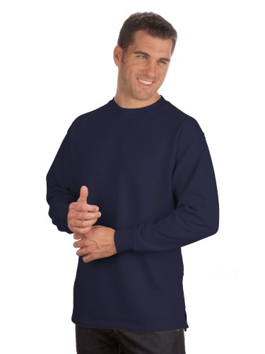 Qualityshirts Basic Sweatshirt, Gr. 5XL, dunkelblau von Qualityshirts