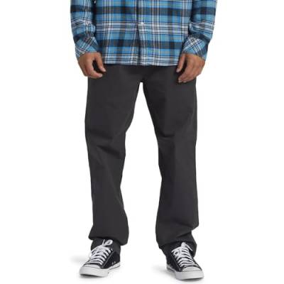 Quiksilver DNA Beach - Straight Fit Trousers for Men - Hose mit Straight Fit - Männer - S - Schwarz. von Quiksilver