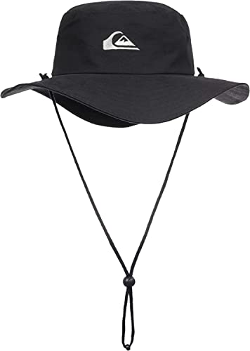 Quiksilver Herren Bushmaster Sonnenschutz, Schlapphut Sonnenhut, Schwarz, S/M von Quiksilver