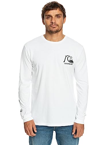 Quiksilver The Original - Long Sleeve T-Shirt for Men - Longsleeve - Männer - M - Weiss. von Quiksilver