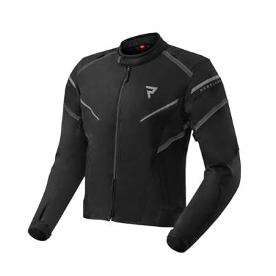 REBELHORN Spark Motorradjacke Herren | Textil | 2 Schichten | Integrierte Membran | Abnehmbar Isolierweste | Ellbogen und Schulterprotektoren Stufe 2 von REBELHORN