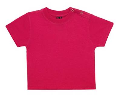 Baby T-Shirt Rundhals, Kurzarm, 6564, Pink, Gr. 6M von ROLY