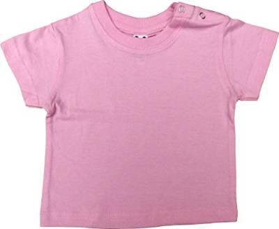 Baby T-Shirt Rundhals, Kurzarm, 6564, Rose, Gr. 12M von ROLY