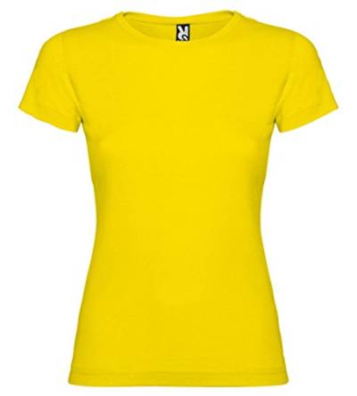 Damen T-Shirt Jamaica, Rundhals, Kurzarm, Gelb, 66277, Gr. XL von ROLY