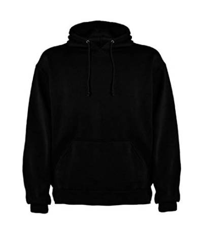 Roly Capucha Hooded Sweatshirt Black 02 S von ROLY