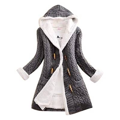 Fleece Jacke Damen Damen Winterjacke Sale Lang Mit Fell Schwarz Grosse Grössen Kurz Wintermantel Übergangsjacke Outdoorjacke Winterjacke Jacke Herbstjacke Fleecejacke Winterjacke Fleecemantel von RYTEJFES