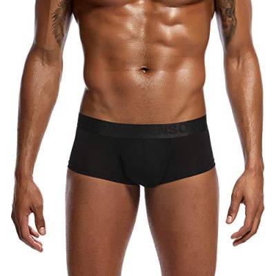 RYTEJFES Herren Boxershorts Atmungsaktiv Baumwolle Bequem Unterhosen Mittlere Taille Brief Drucken Höschen Männer Hot Panty Stretch Basic Trunk Underpants Lingerie von RYTEJFES